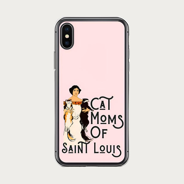 Cat Moms of St. Louis  (2 cats) Case for iPhone®