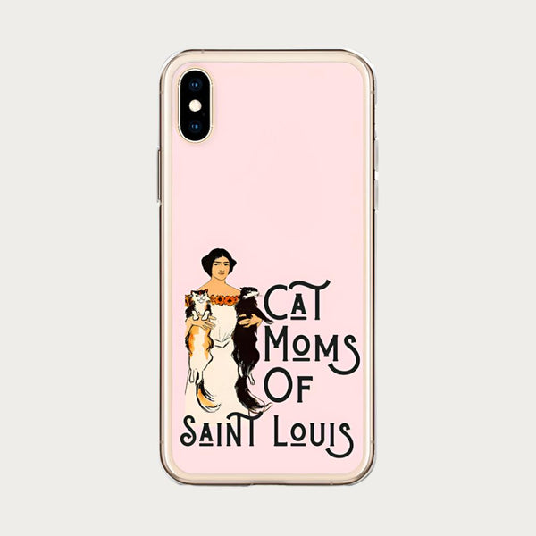 Cat Moms of St. Louis  (2 cats) Case for iPhone®