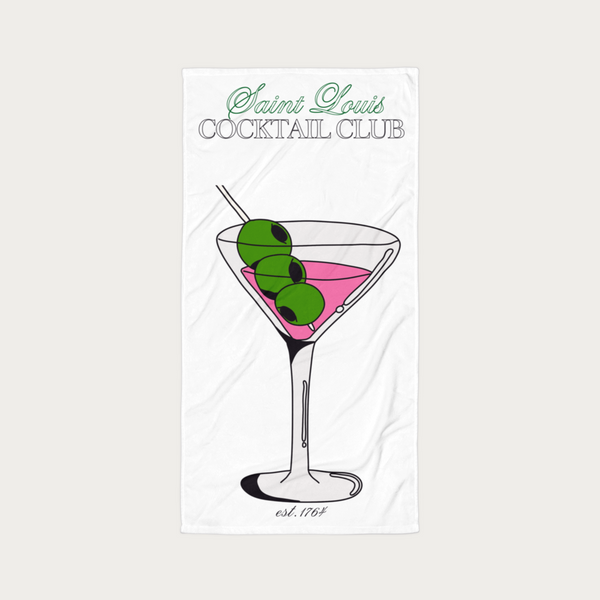 Saint Louis Cocktail Club Towel