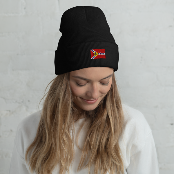 St. Louis Flag Cuffed Beanie