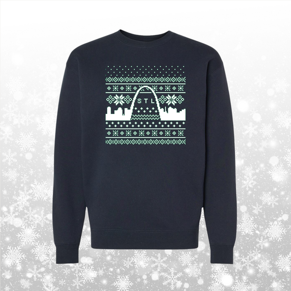 Holiday Skyline Crewneck