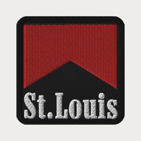 St. Louis Bowtie Embroidered patch