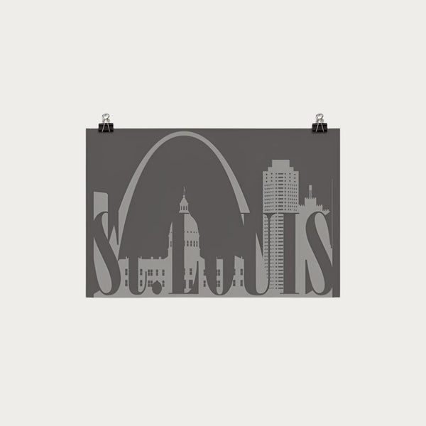 St. Louis Skyline Poster