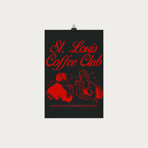 St. Louis Coffee Club Poster