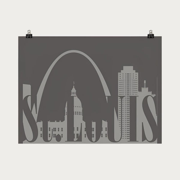 St. Louis Skyline Poster