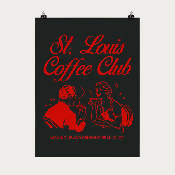 St. Louis Coffee Club Poster