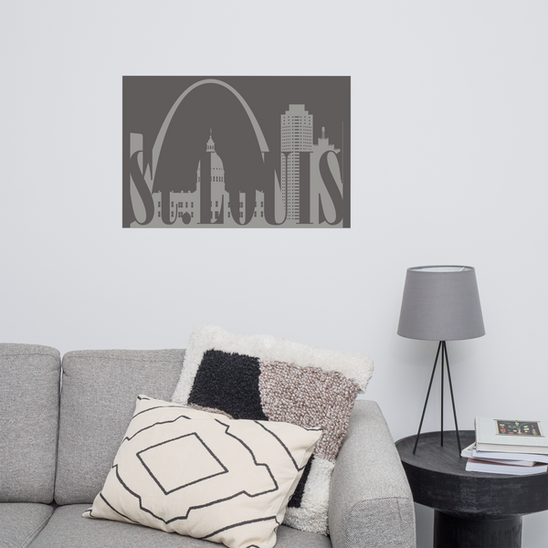 St. Louis Skyline Poster