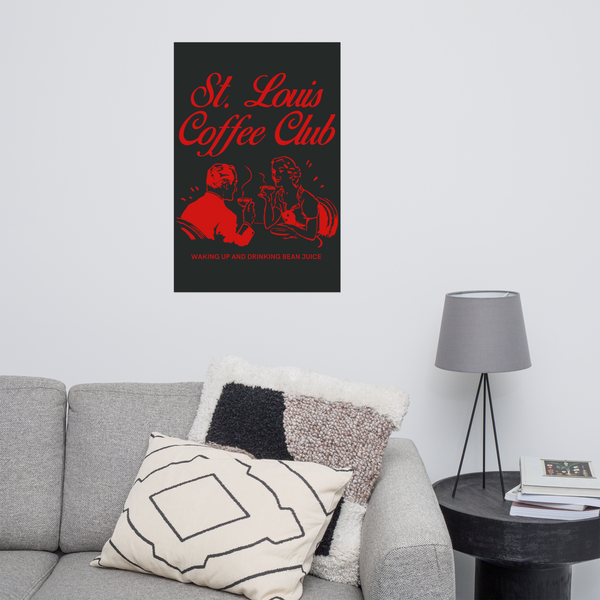 St. Louis Coffee Club Poster