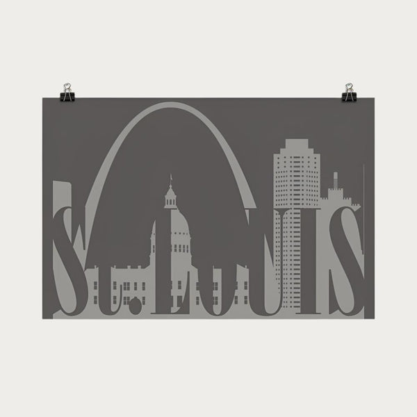 St. Louis Skyline Poster