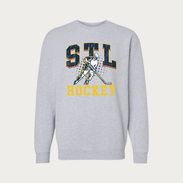 STL Retro Hockey Crewneck