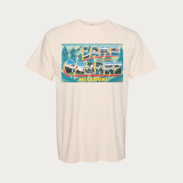 Greetings From Lake of the Ozarks Postcard Structured Tee