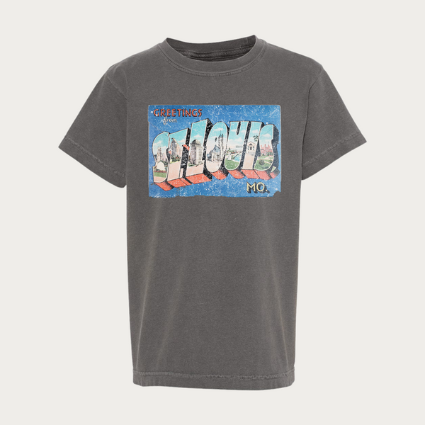 Greetings From St. Louis Postcard Structured Tee