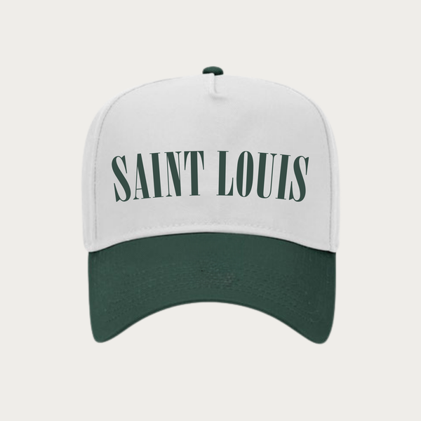 Saint Louis Dark Green Puff Two Tone Cap