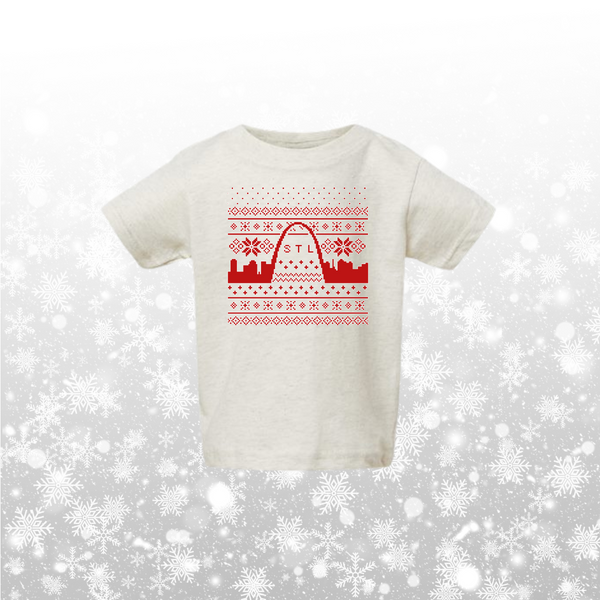 Holiday Skyline Baby Tee