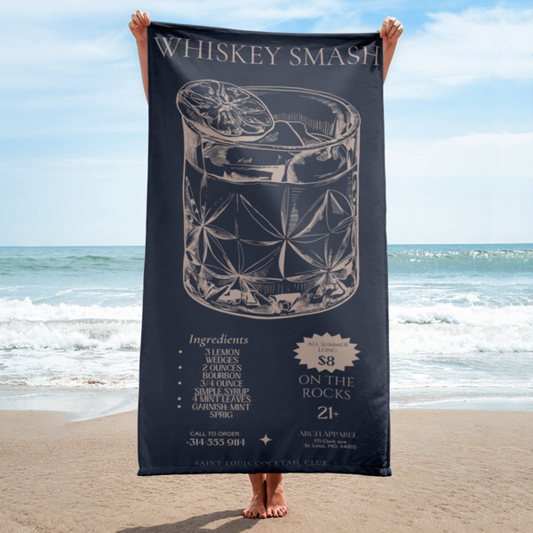 Whiskey Smash Towel