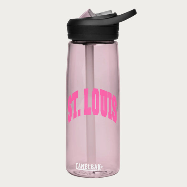 Pink Collegiate Sports water bottle