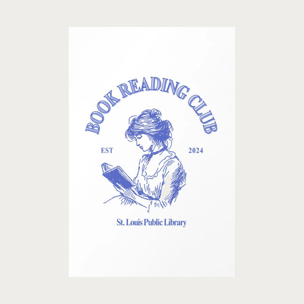 Book Reading Club Standard Postcard