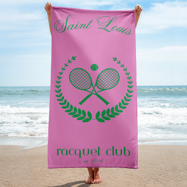 Saint Louis Racquet Club Crest Towel