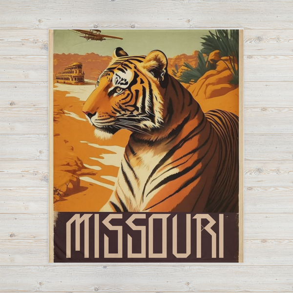 Missouri Tiger Blanket