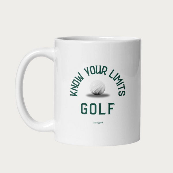 Know Your Limits Golf Mug