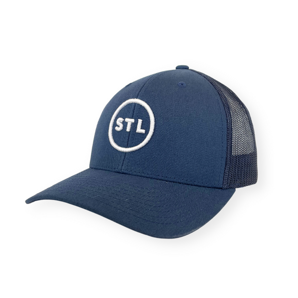 City Circle Puff Curved Bill Trucker