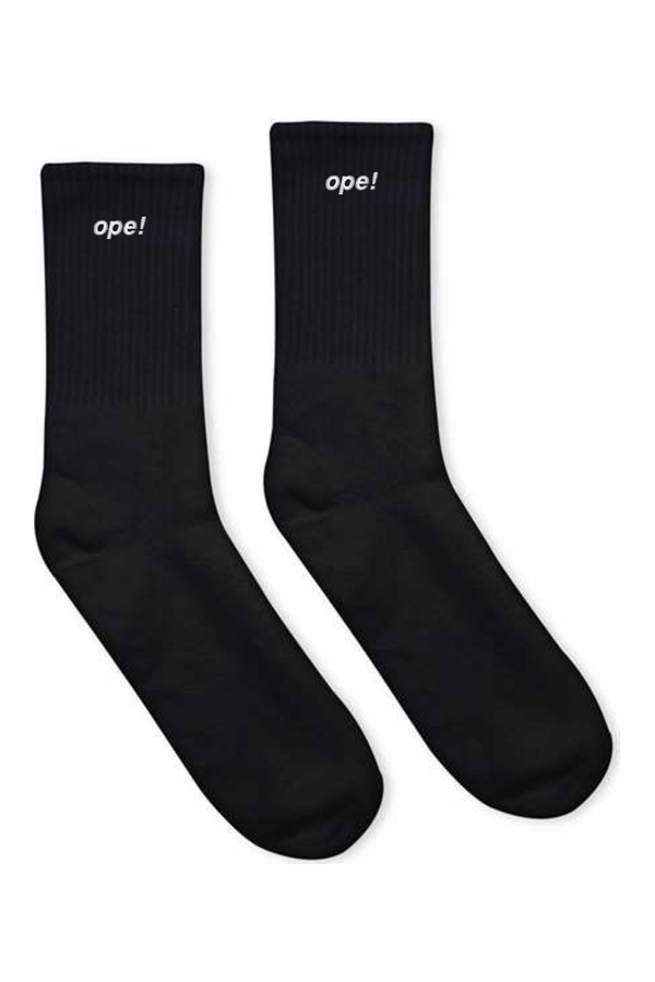 Black Ope! Crew Socks